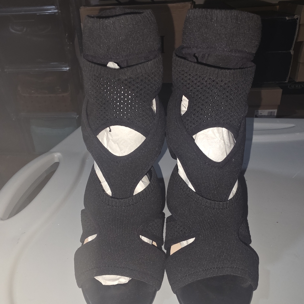 Aldo Black Heeled Sandals